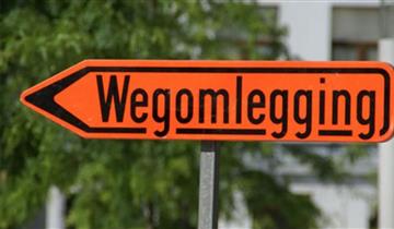 Werken spoorwegbrug