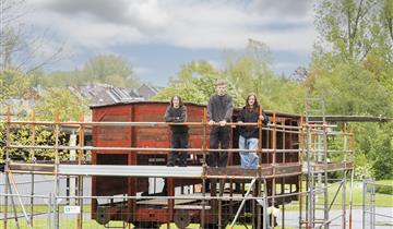 Restauratie deportatiewagon 